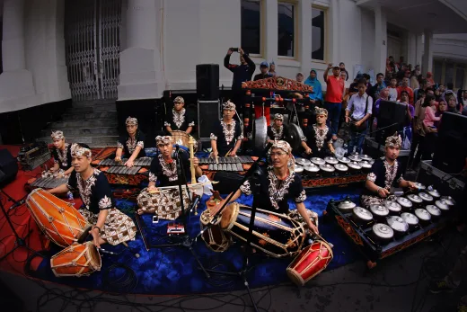 Gamelan-Ensemble auf Java